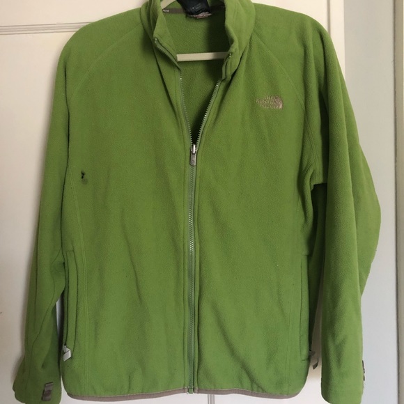 Green North Face jacket (L) - Picture 1 of 3